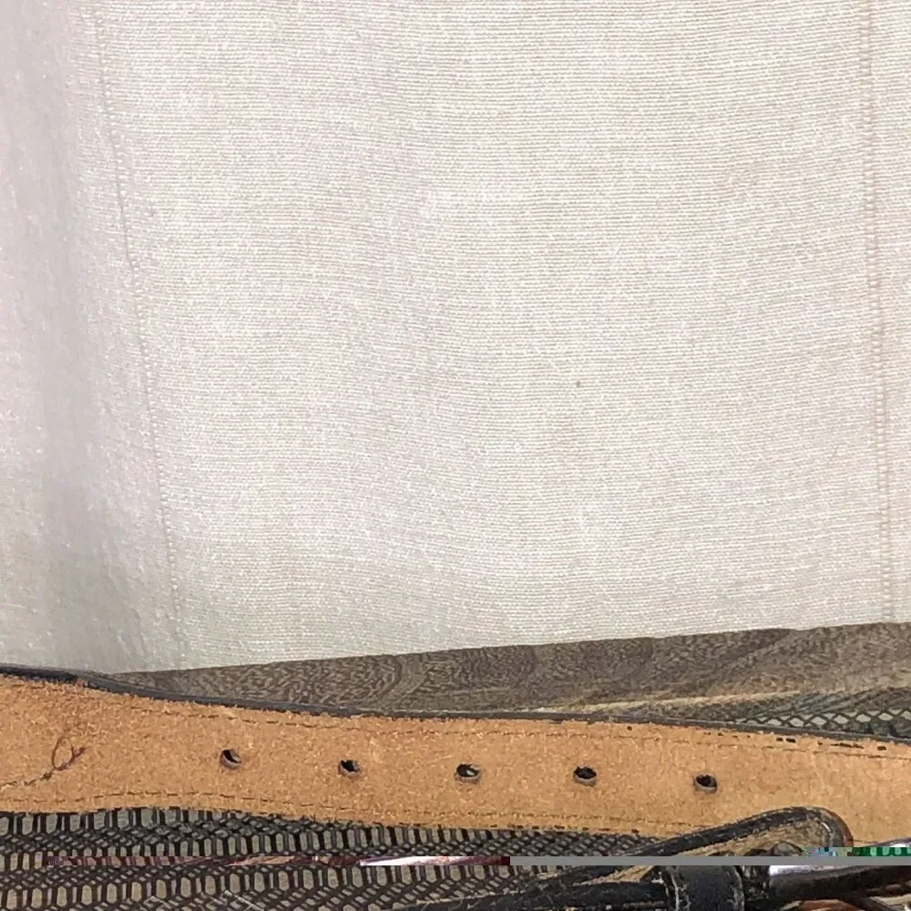 Vintage Justin’s Leather Belt Child 513BK Southwest Beaded Seed Bead 26 in USA